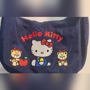BAGGU Navy Hello Kitty Shoulder Bag ❤️